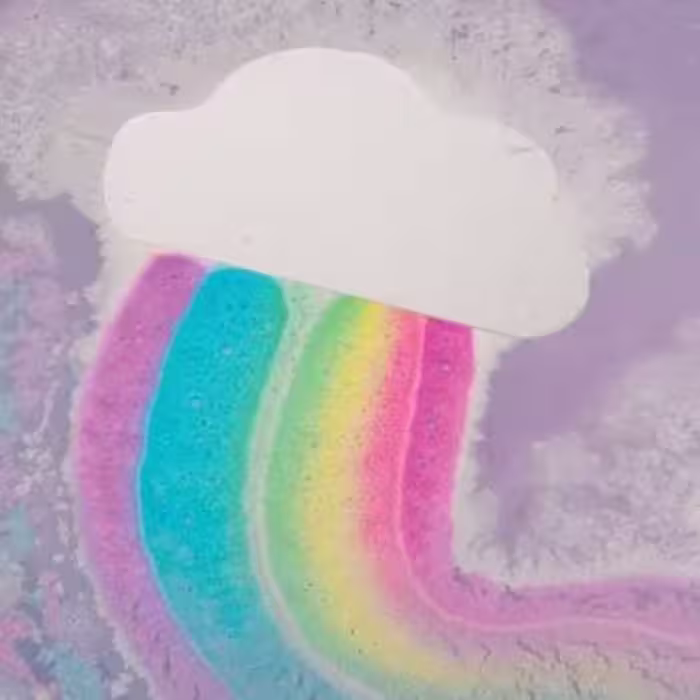 حراج انبارگردانی کوکتل پدیکور  ابر رنگین کمان جذاب بزرگ
