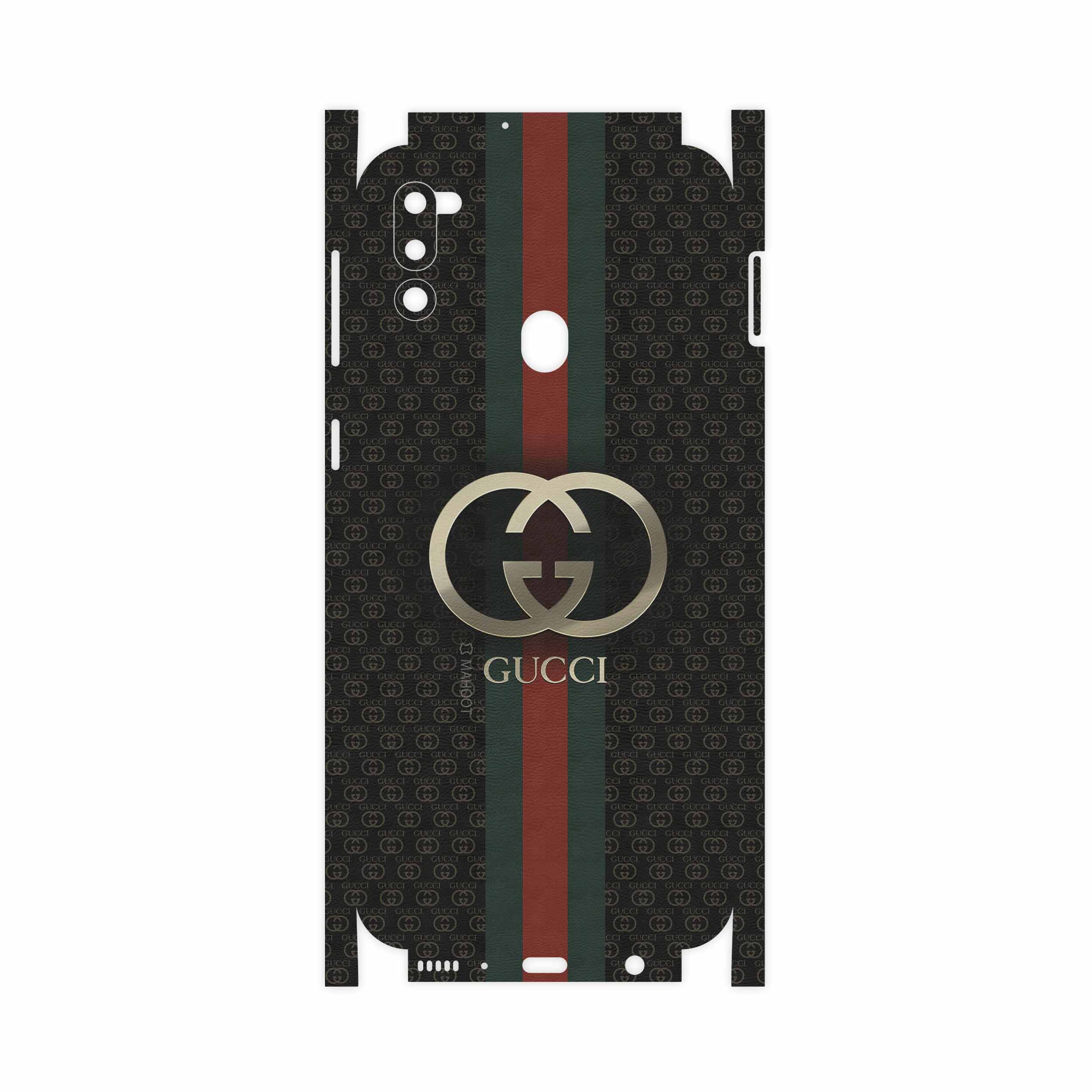 برچسب پوششی ماهوت مدل GUCCI-Logo-FullSkin مناسب برای گوشی موبایل سامسونگ Galaxy M21 (2021) Edition