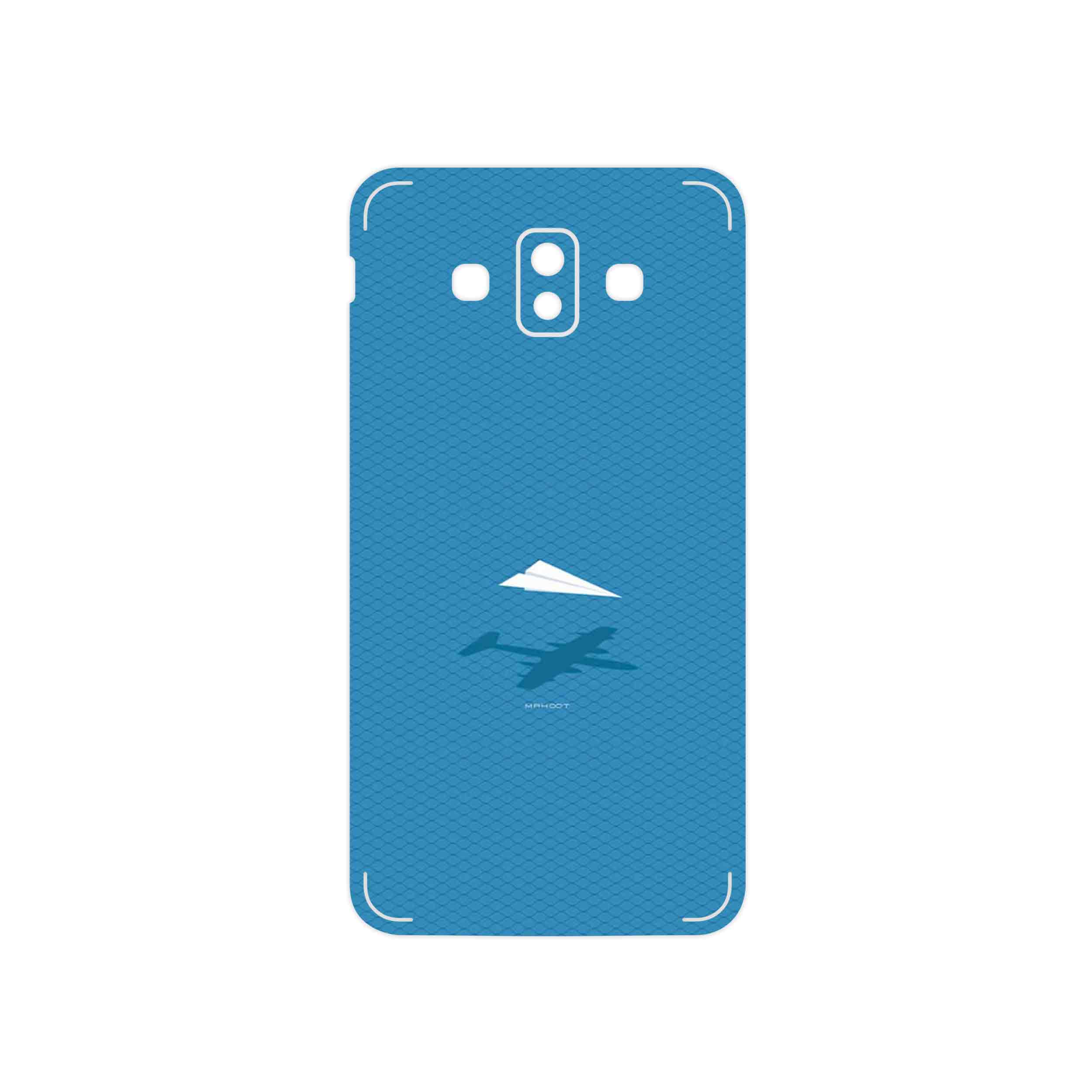 برچسب پوششی ماهوت مدل Minimal Paper Airplane مناسب برای گوشی موبایل سامسونگ Galaxy J7 Duo