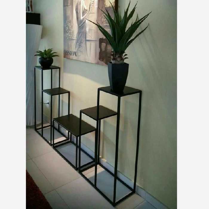 استند گلدان چوب فلز مدل دلتا با ارسال از کرج پس کرایه