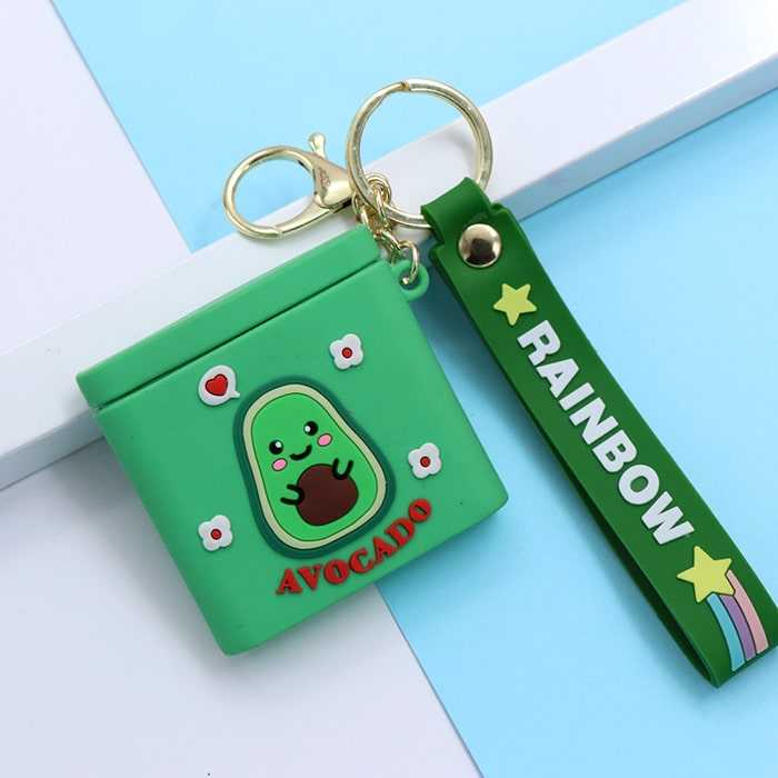 سرکلیدی آینه آووکادو سیلیکونی AVOCADO سبز 37251 کد 1