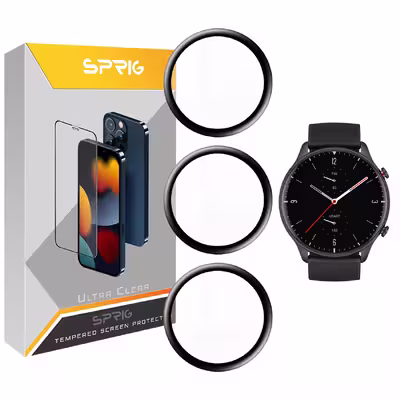 محافظ صفحه نمایش نانو اسپریگ مدل SPG مناسب برای ساعت هوشمند امیزفیت GTR 2E بسته سه عددی