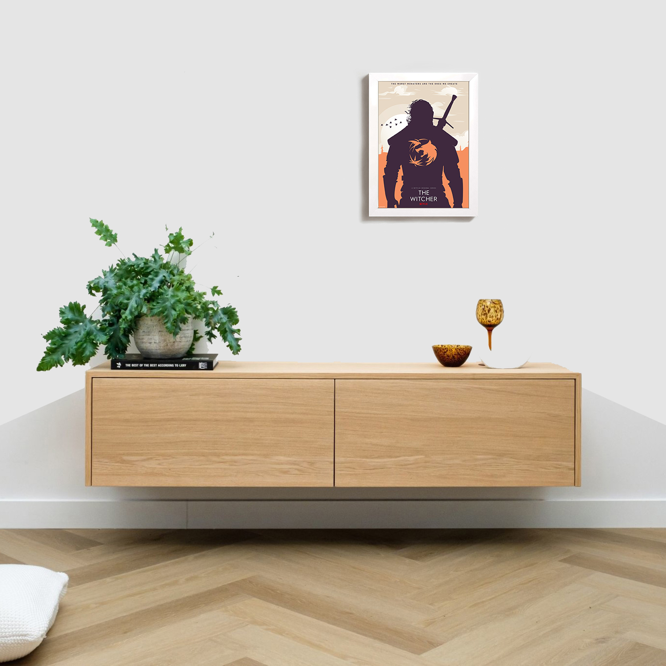 تابلو مدل سریال ویچر گرالت witcher geralt W462