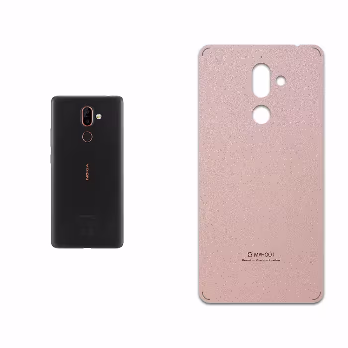 برچسب پوششی ماهوت مدل Rose Gold Leather مناسب برای گوشی موبایل نوکیا 7 Plus