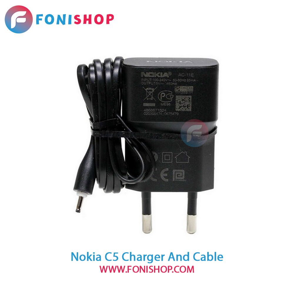 کابل و شارژر اصلی نوکیا Nokia C5