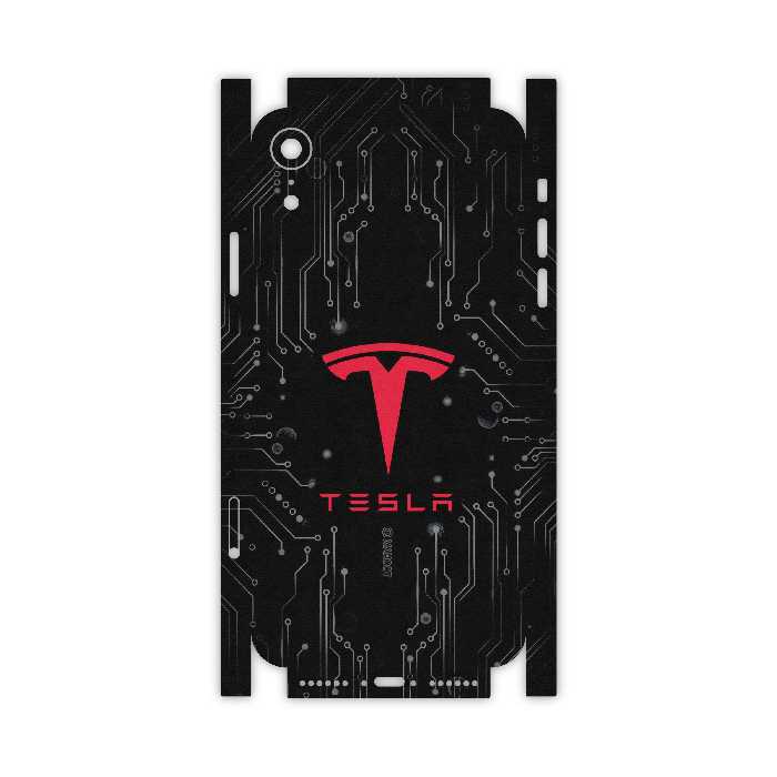 برچسب پوششی ماهوت مدل TESLA-Motors-FullSkin مناسب برای گوشی موبایل اپل iPhone Xr