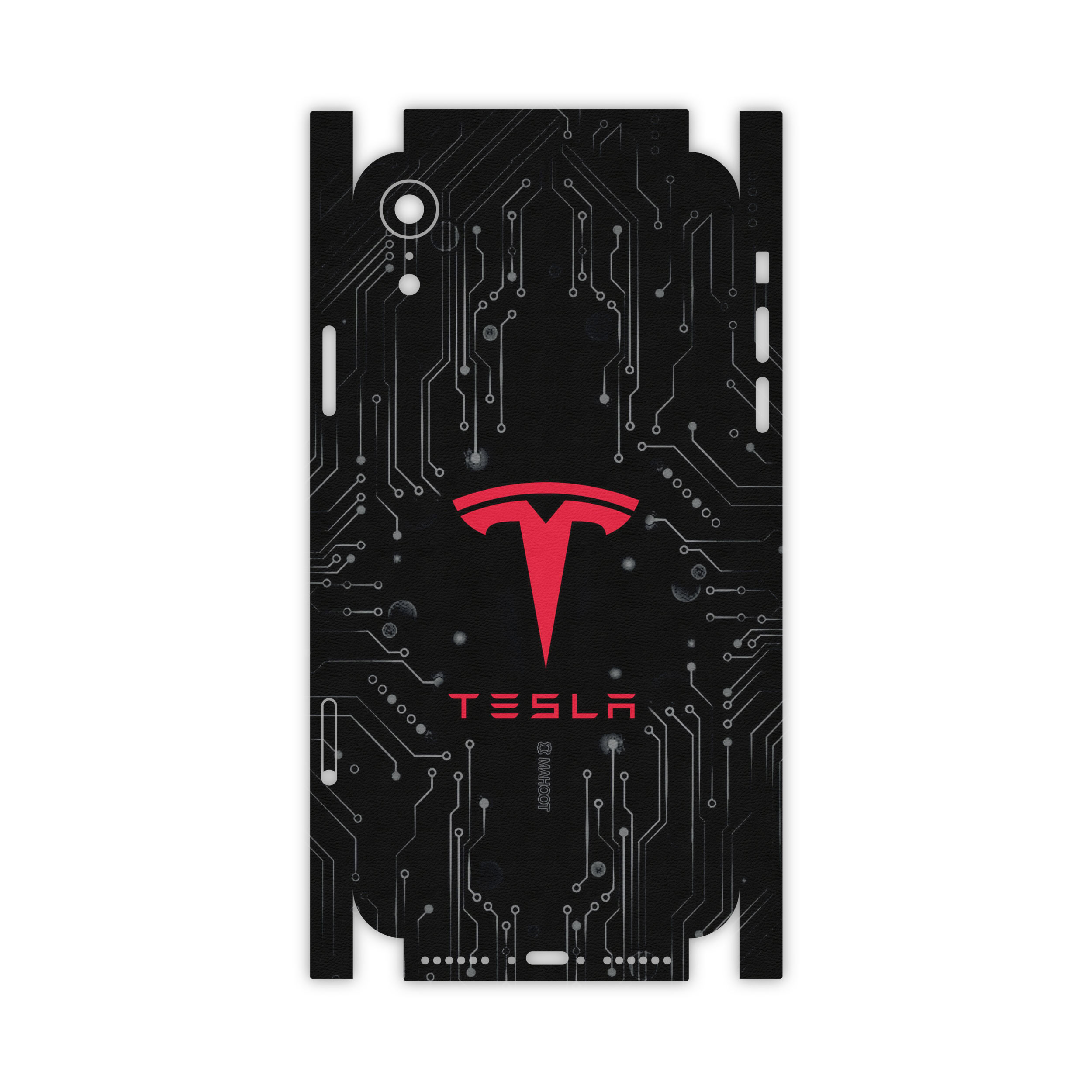 برچسب پوششی ماهوت مدل TESLA-Motors-FullSkin مناسب برای گوشی موبایل اپل iPhone Xr