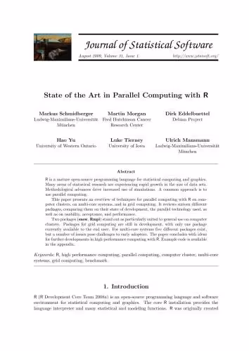 خرید و دانلود نسخه کامل کتاب State of the Art in Parallel Computing with R   Code