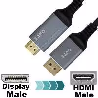 کابل Display به HDMI 8K@60Hz بافو مدل BAFO BF-2682C طول 2 متر