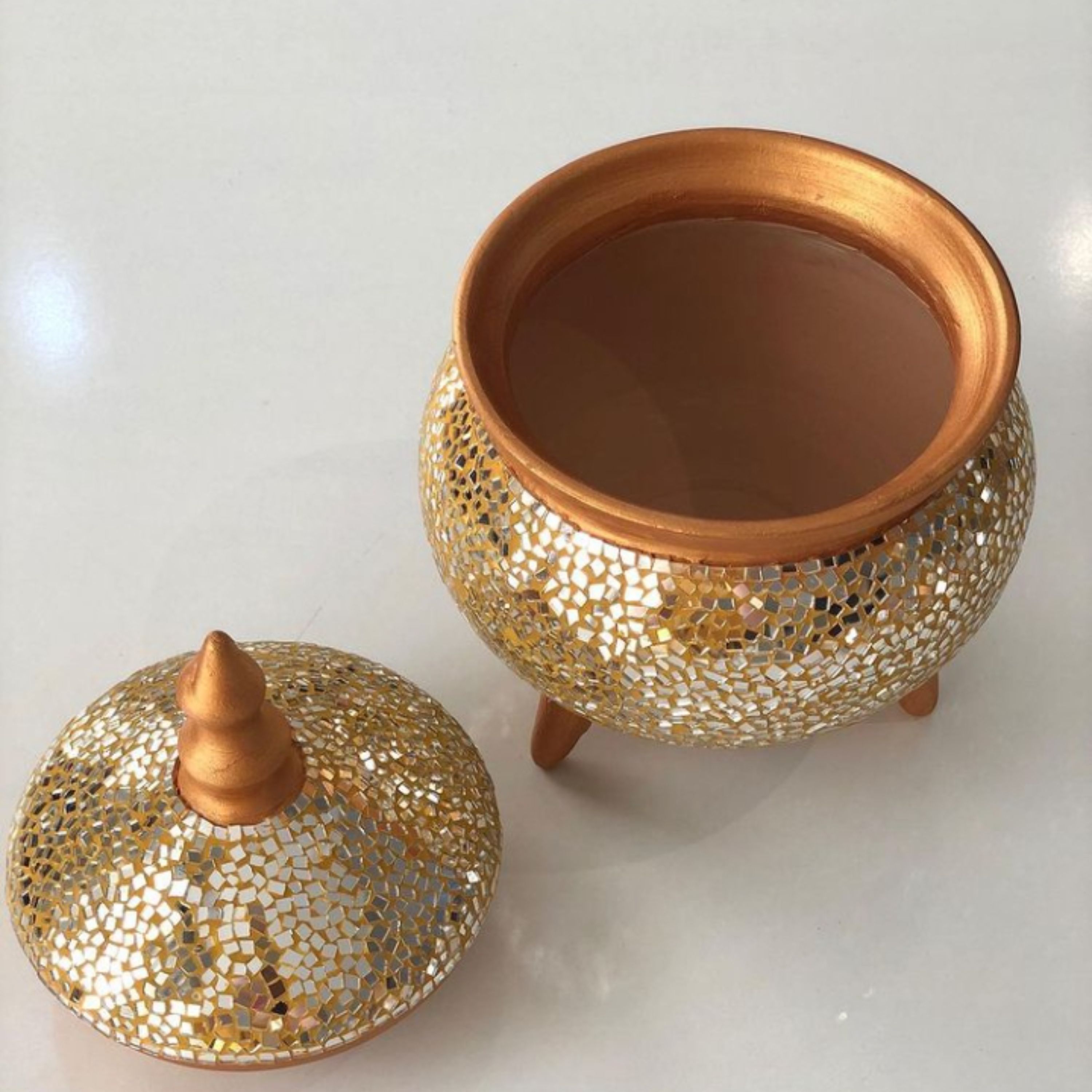 شکلات خوری آیینه کاری سایز بزرگ صنایع دستی