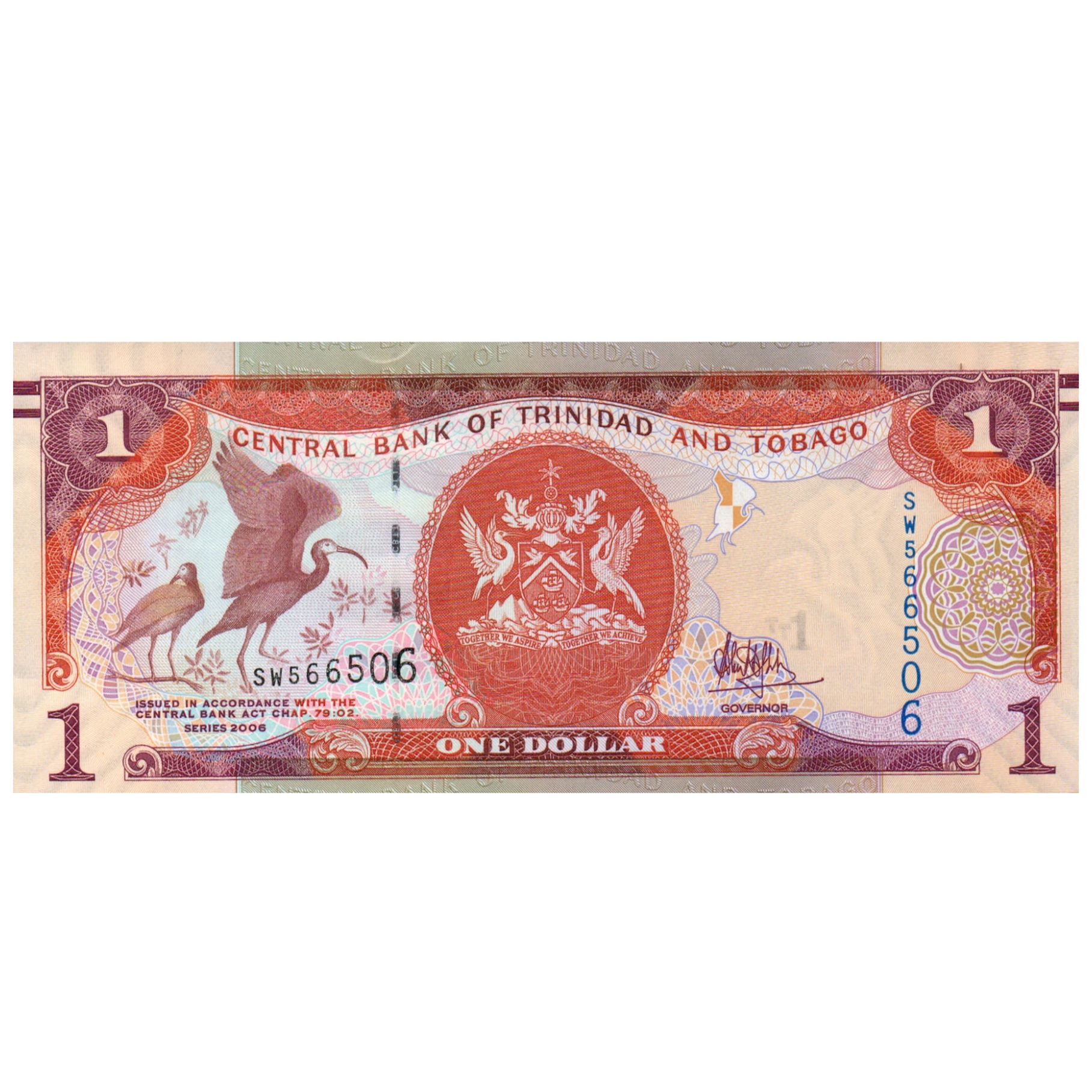 اسکناس تزئینی طرح کشور توباگو مدل یک دلار UNC