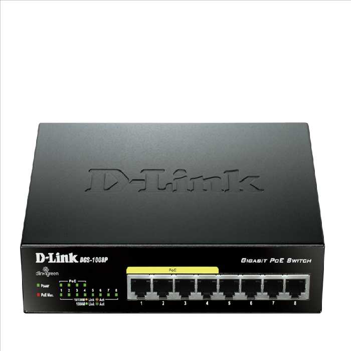 سوئیچ 8 پورت گیگابیت و غیر مدیریتی دی لینک دی جی اس 1008