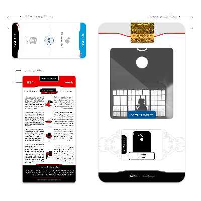 برچسب پوششی ماهوت مدل Karate مناسب برای گوشی موبایل آنر 5C Pro