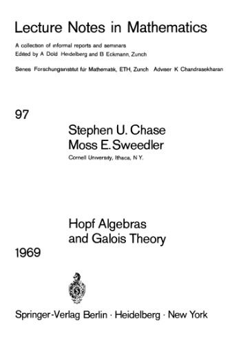 خرید و دانلود نسخه کامل کتاب Hopf Algebras and Galois Theory