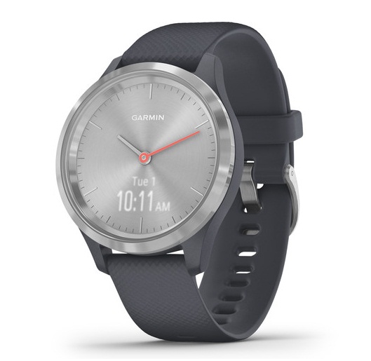 ساعت ورزشی گارمین مدل vívomove 3S Silver Stainless Steel Bezel