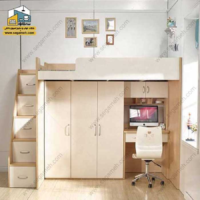 تخت خواب دوطبقه کد BTDP45 - فروشگاه سه گامه