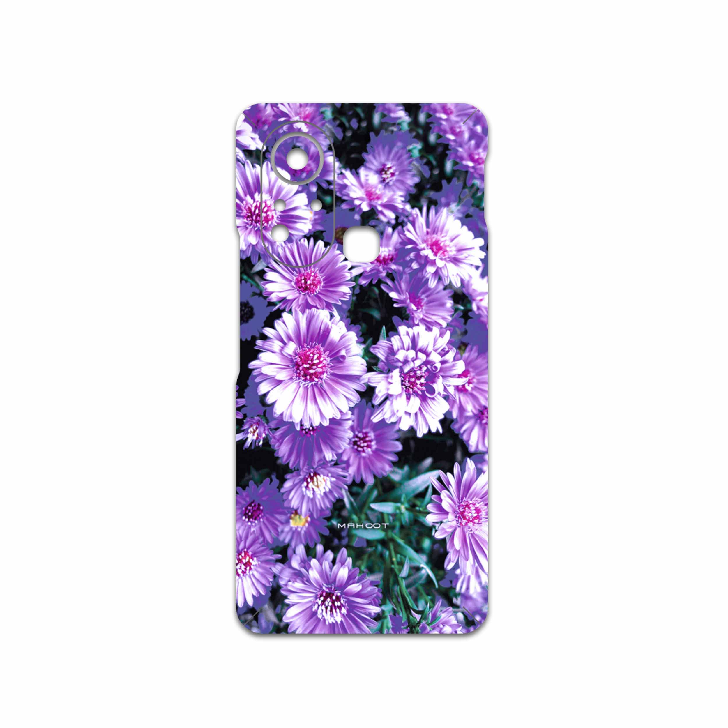 برچسب پوششی ماهوت مدل Purple-Flower مناسب برای گوشی موبایل اینفینیکس Hot 11s