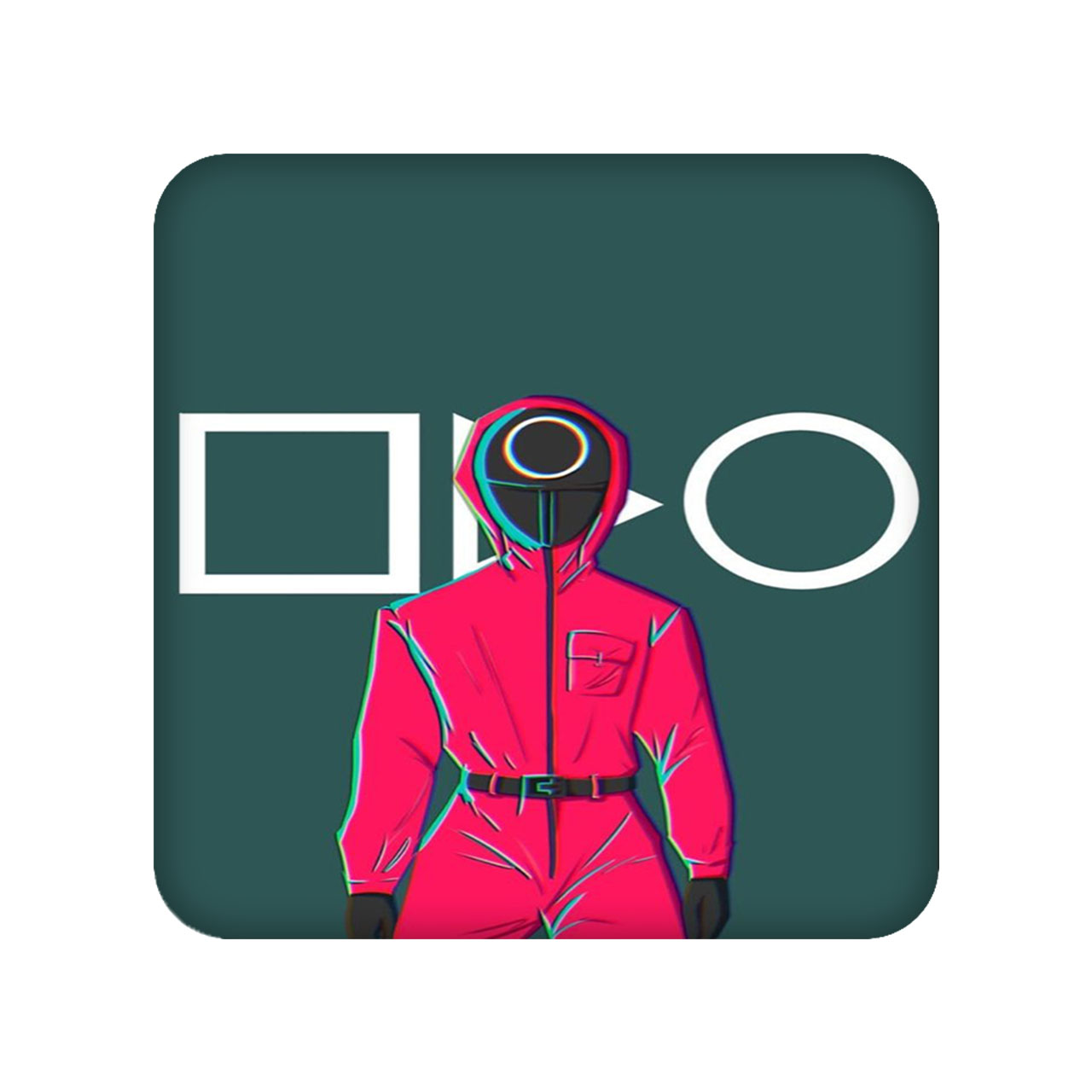 زیر لیوانی مدل Squid Game کد 2231