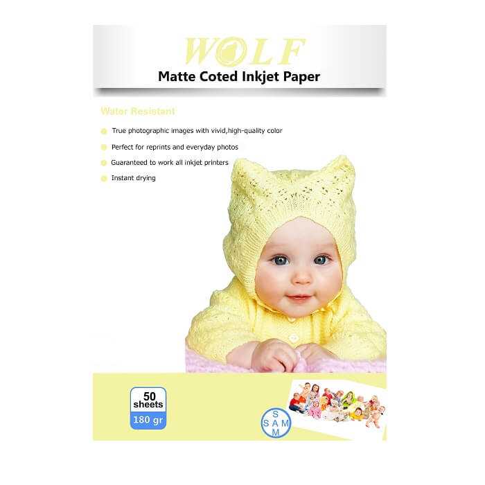 کاغذ کتد 180 گرمی ولف سایز A3