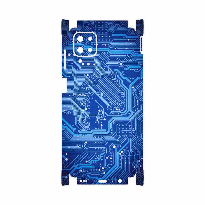 برچسب پوششی ماهوت مدل Blue-Printed-Circuit-Board-FullSkin مناسب برای گوشی موبایل سامسونگ Galaxy A12 Nacho