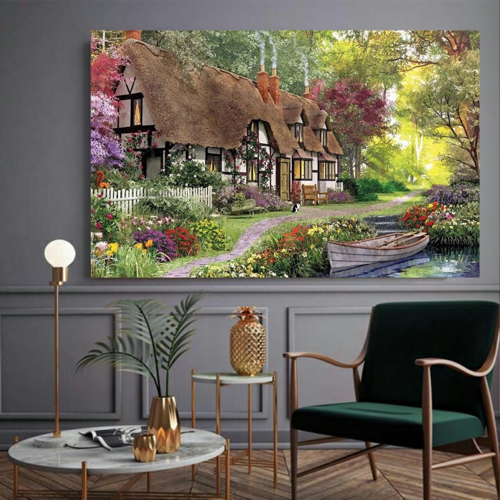 تابلو بوم طرح هنر کلاسیک مدل DDB126