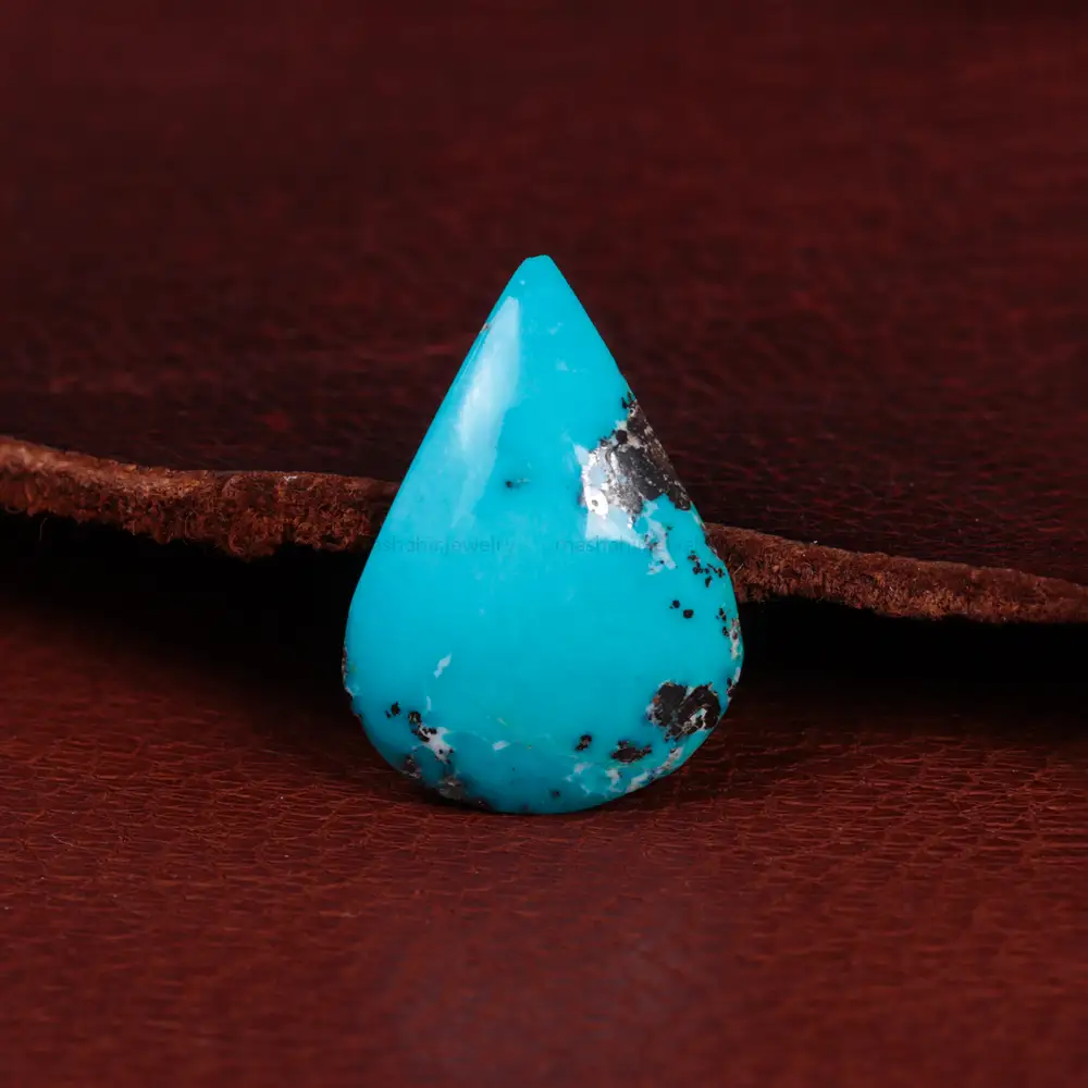 نگین فیروزه شجری کد 15372 - جواهری مشاهیر