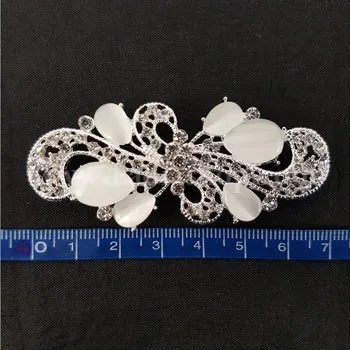 گل سینه جفتی نقره ای