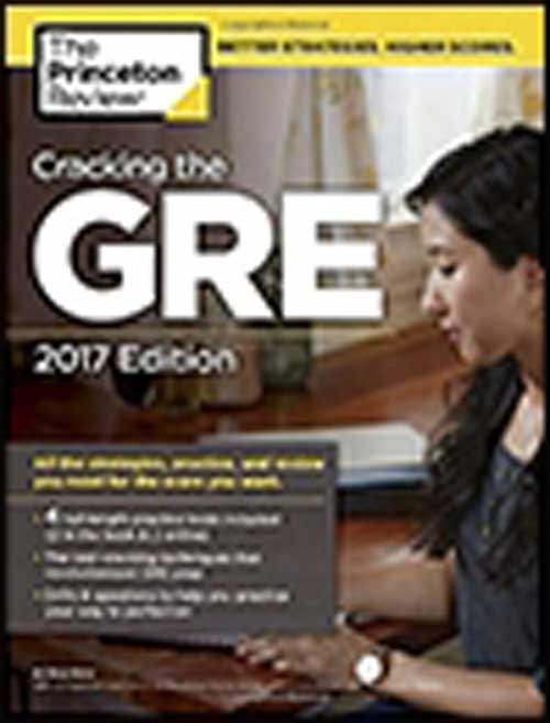 Cracking the GRE with 4 Practice Tests 2017 DVD