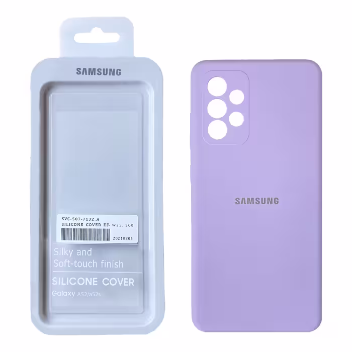 کاور  مدل سیلیکونی مناسب برای گوشی موبایل سامسونگ Galaxy A52S / A52