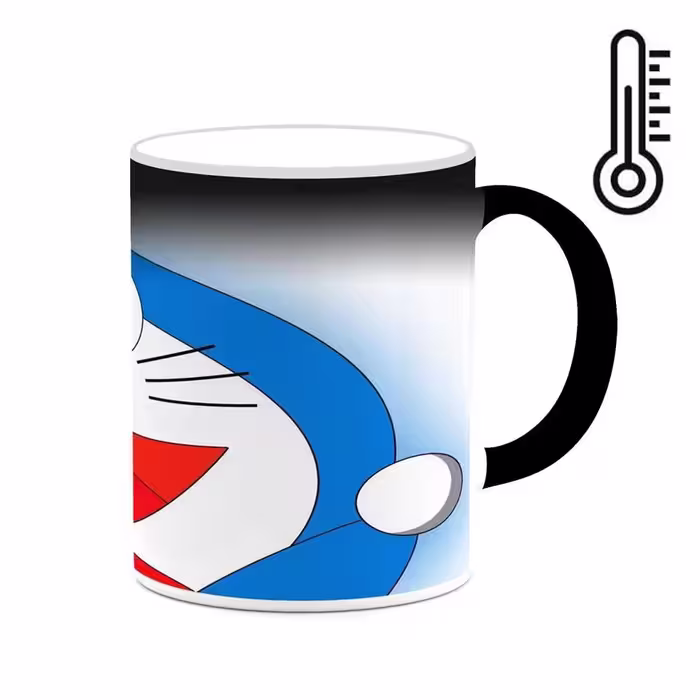 ماگ حرارتی کاکتی طرح کارتون Doraemon مدل mgh22539