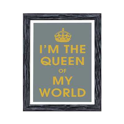 تابلو طرح King &amp; Queen مدل PrKngQen1b مجموعه 2 عددی