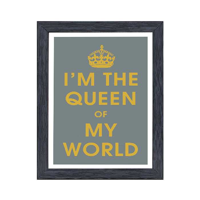 تابلو طرح King &amp; Queen مدل PrKngQen1b مجموعه 2 عددی