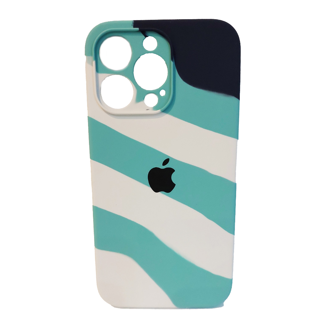 کاور مدل سیلیکونی طرح آبرنگی مناسب برای گوشی موبایل اپل Iphone 13 Pro