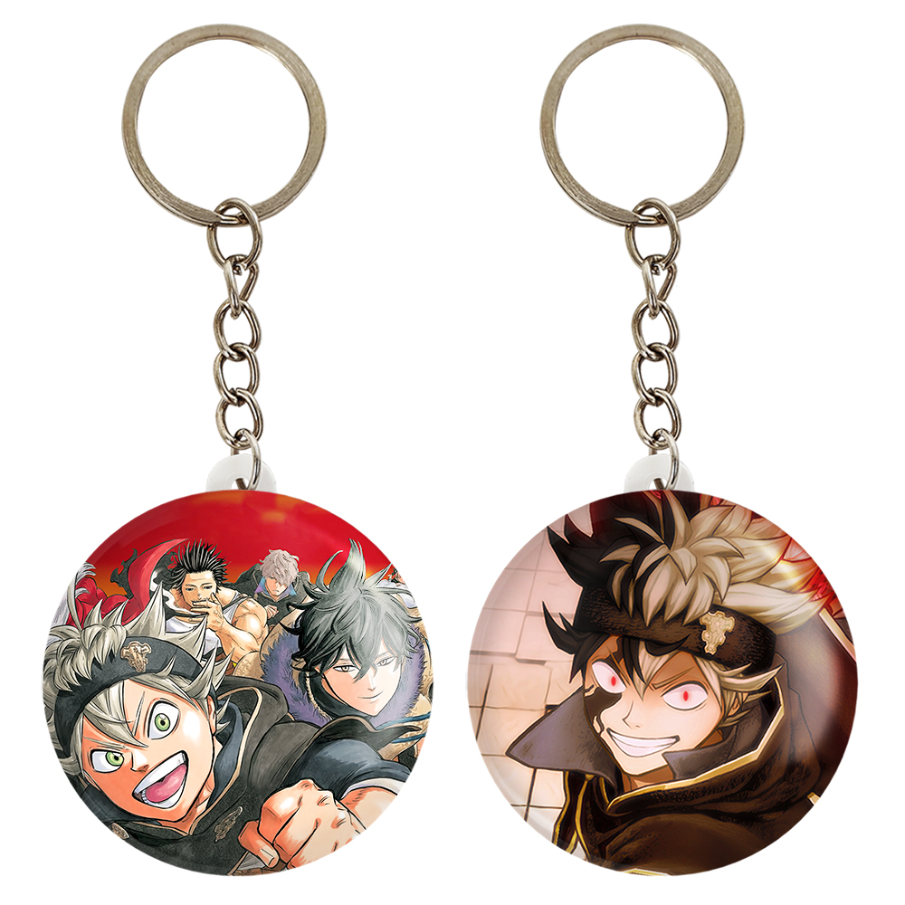 جاکلیدی خندالو مدل آستا انیمه Black Clover کد 1172611717 مجموعه 2 عددی