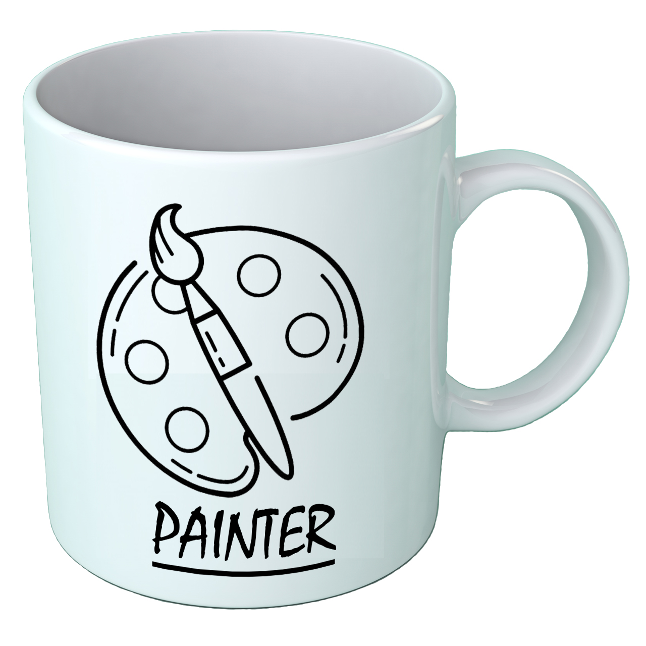 ماگ طرح نقاش مدل B437