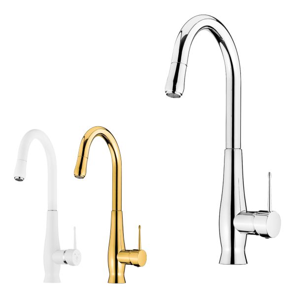 شیر آشپزخانه شلنگدار کاویان مدل الینا