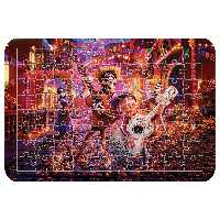 پازل 54 تکه اطلس آبی طرح کارتون کوکو مدل P1119