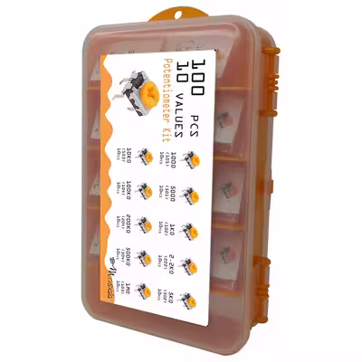 مقاومت پتانسیومتر موسیالا کد MOS01 بسته 100 عددی