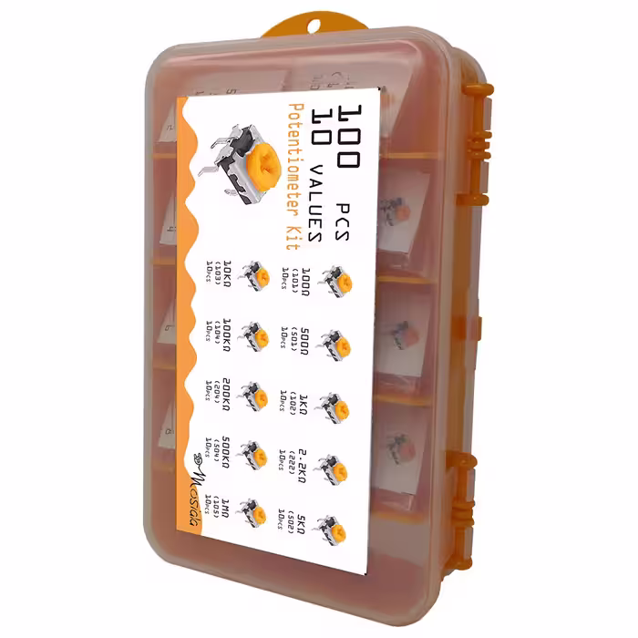 مقاومت پتانسیومتر موسیالا کد MOS01 بسته 100 عددی