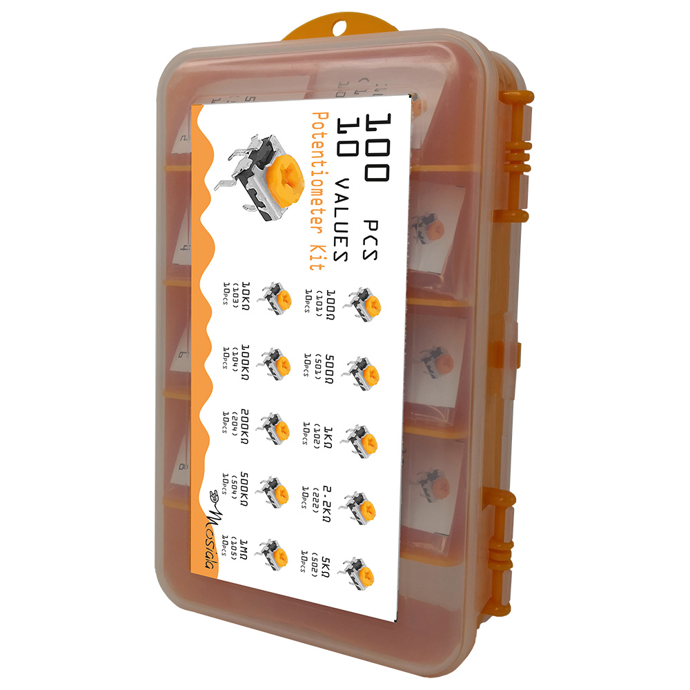 مقاومت پتانسیومتر موسیالا کد MOS01 بسته 100 عددی