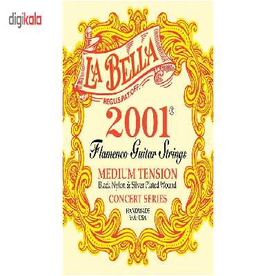 سیم گیتار فلامنکو لا بلا مدل 2001F Medium Tension