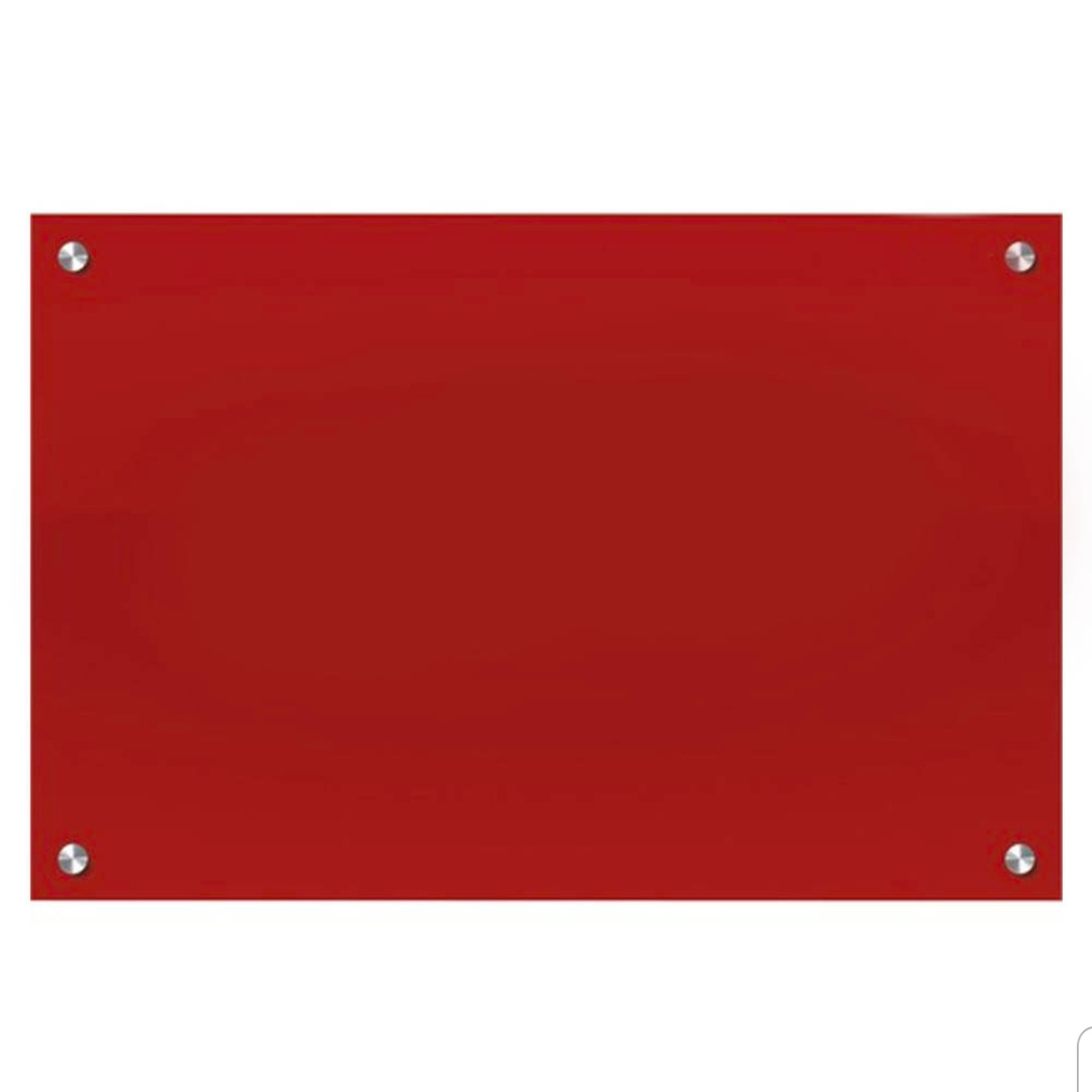 تخته وایت برد شیشه ای مدل e001 سایز 120x80 سانتی متری