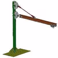 مدل جرثقیل با ظرفیت جابجایی در سالیدورک SOLIDWORKS و کتیا