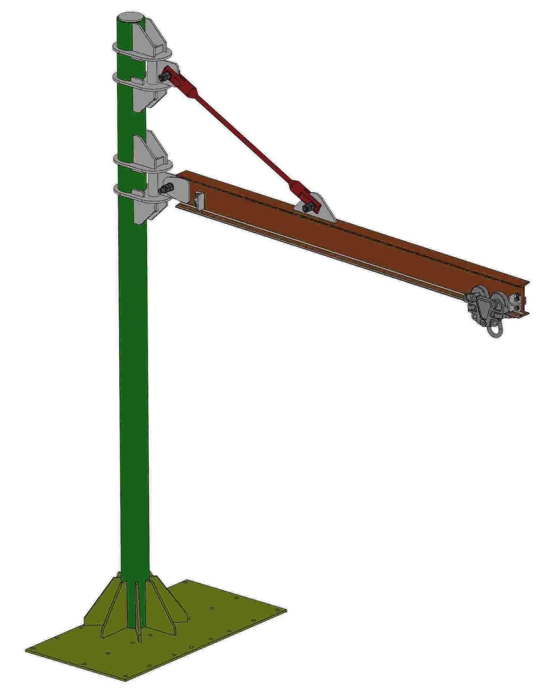 مدل جرثقیل با ظرفیت جابجایی در سالیدورک SOLIDWORKS و کتیا