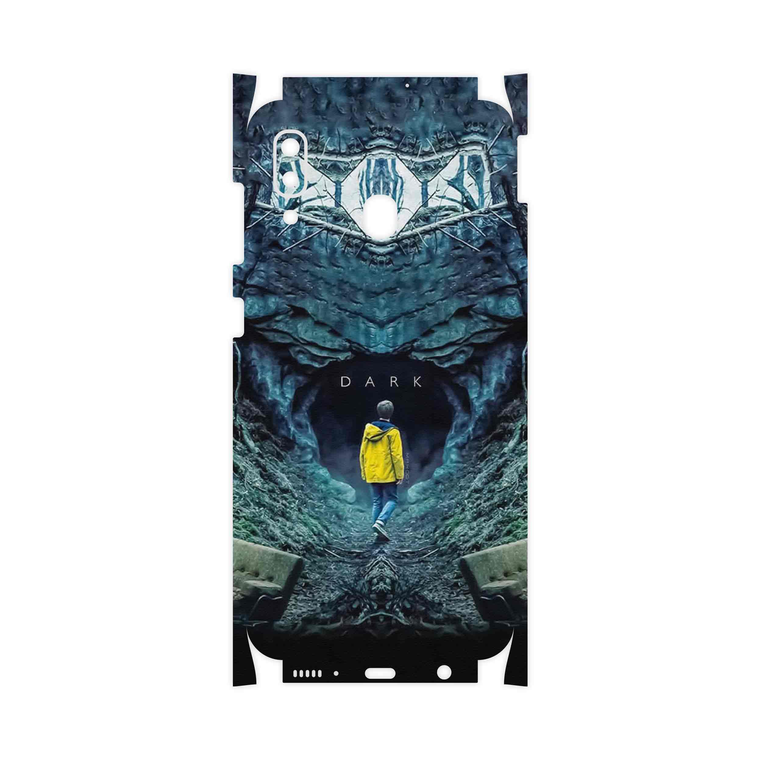 برچسب پوششی ماهوت مدل Dark-FullSkin مناسب برای گوشی موبایل سامسونگ Galaxy M10s