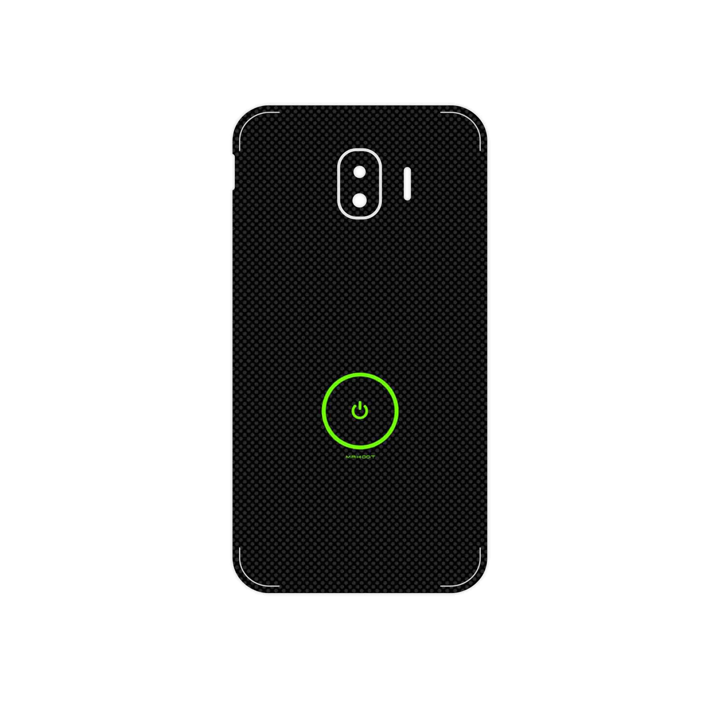 برچسب پوششی ماهوت مدل Minimal Power Button مناسب برای گوشی موبایل سامسونگ Galaxy J2 Pro 2018