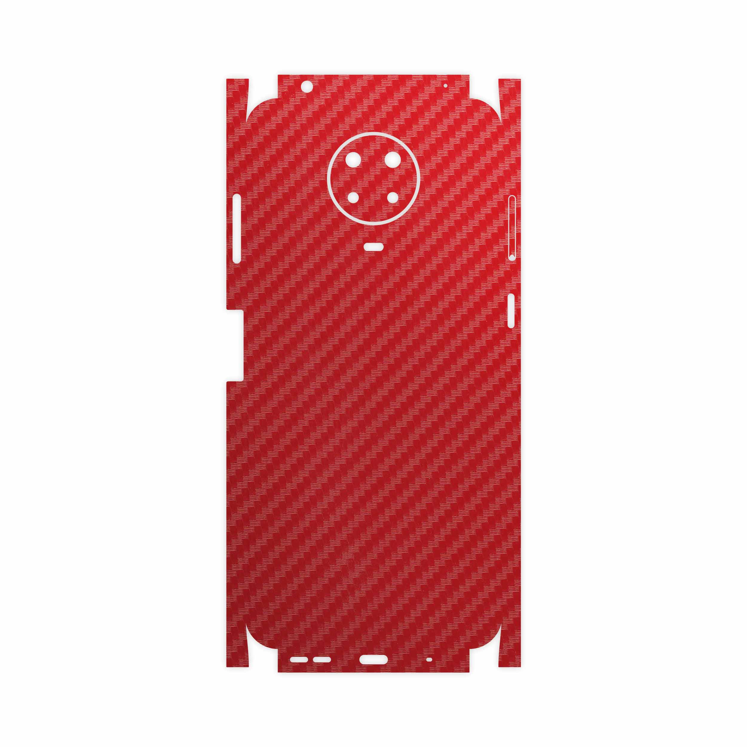 برچسب پوششی ماهوت مدل Red-Fiber-FullSkin مناسب برای گوشی موبایل نوکیا G20