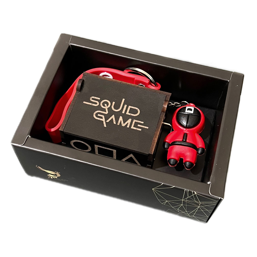 جعبه موزیکال اینو دلا ویتا مدل Arca Figura ملودی اسکویید گیم طرح Squid Game بازی مرکب