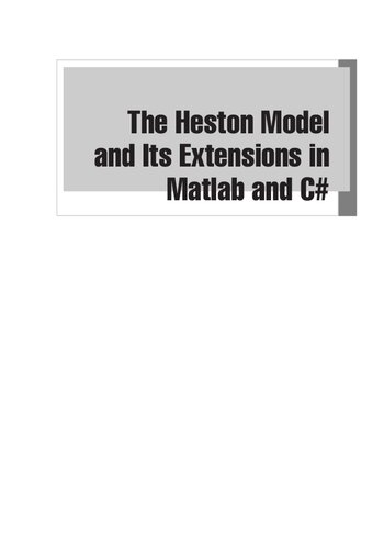 خرید و دانلود نسخه کامل کتاب The Heston Model and Its Extensions in MATLAB and C#