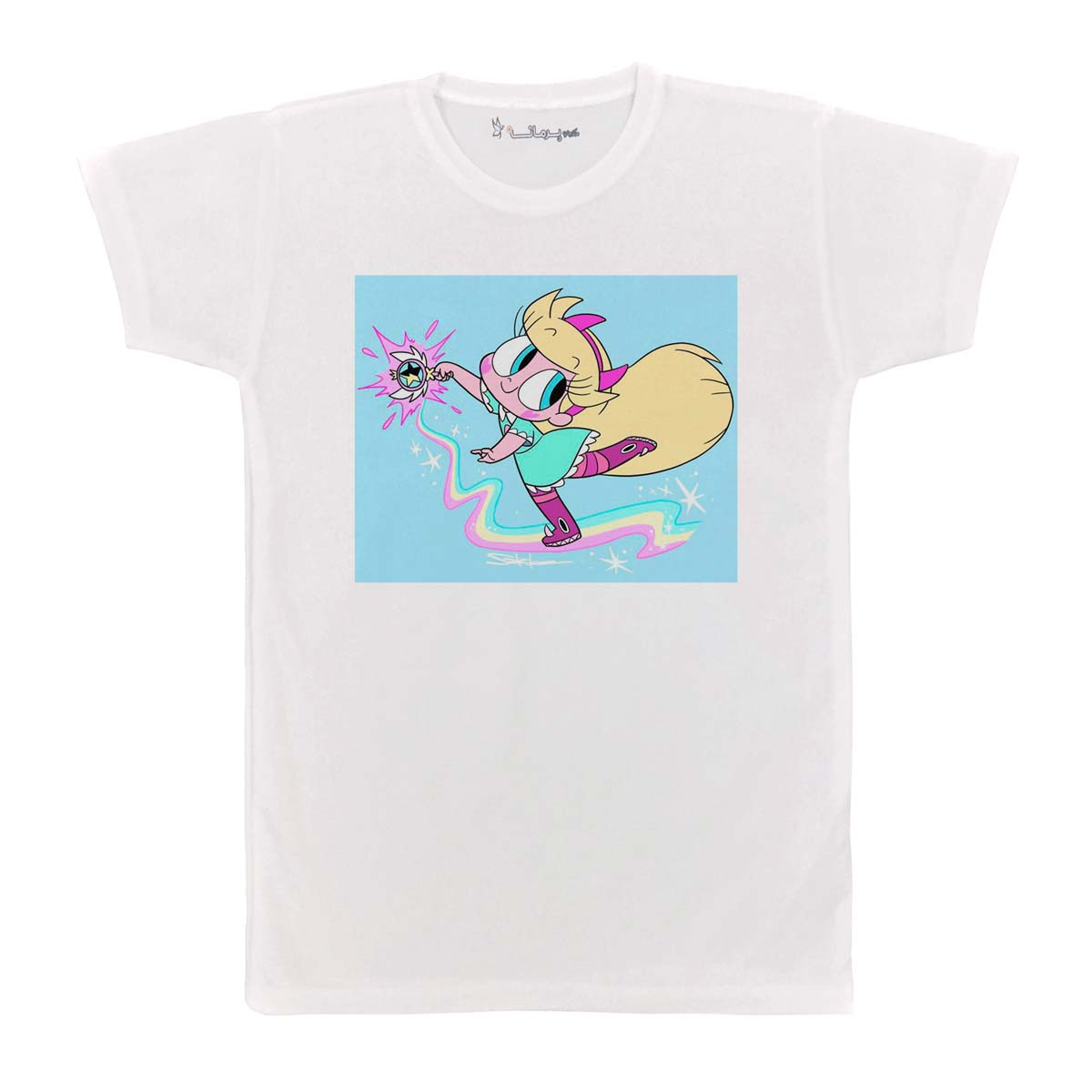تی شرت بچگانه پرمانه طرح Star vs the Forces of Evil کد pmt.2852